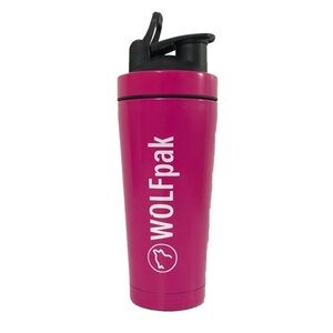 WOLFpak Pink Water Shaker Bottle